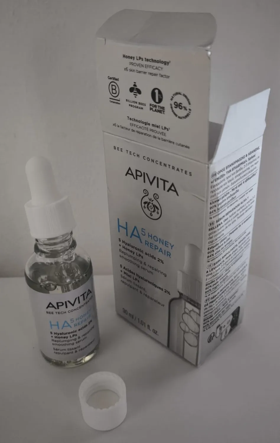 Apivita HA5 sérum réparateur miel 30 ml repulpant rides