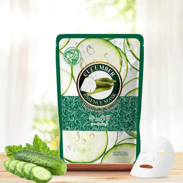 Mitomo Natural MTSA00605-B-0 masque visage concombre 5x25g apaisant
