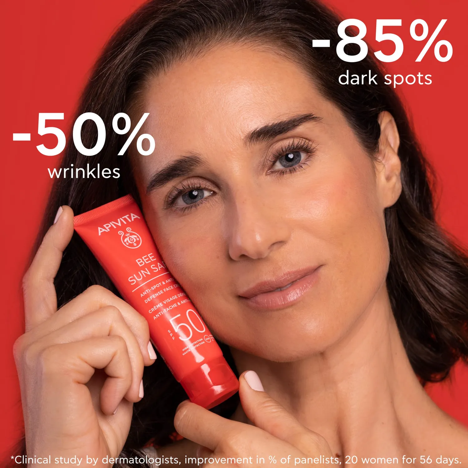 Apivita Bee Sun Safe Crème solaire visage SPF50 anti-taches 50ml