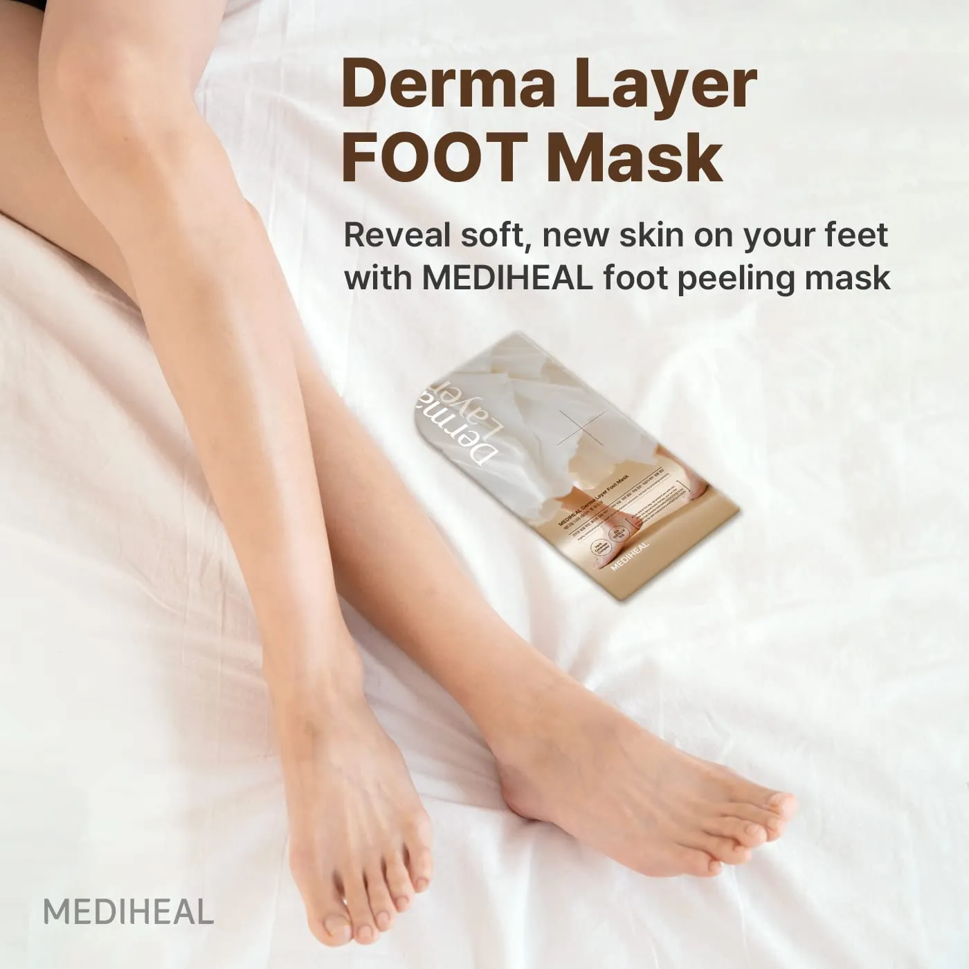 Mediheal Derma Layer Masque Pieds 5 Paires Acide Hyaluronique