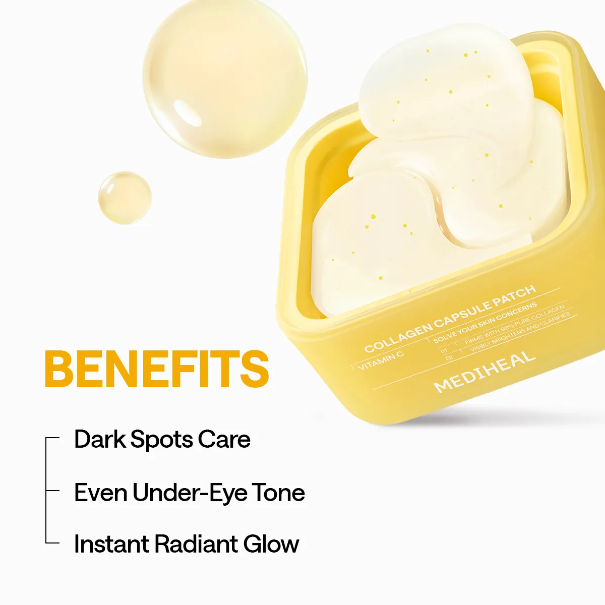 Mediheal Vitamin C Capsule patch yeux éclat