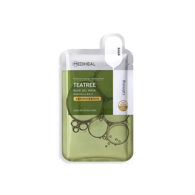 Mediheal Teatree Nude Gel Mask hydrogel apaisant 10 pcs