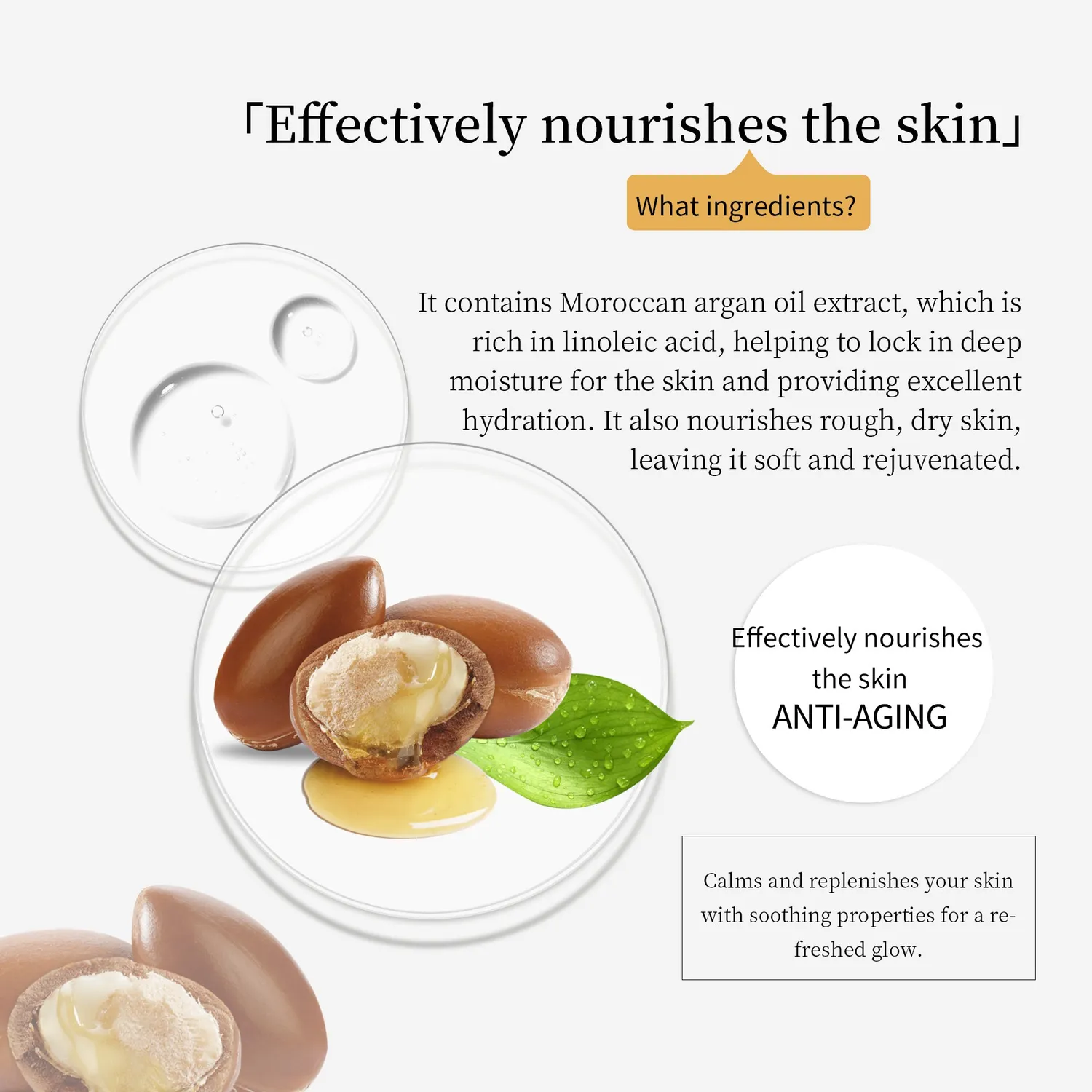 Mitomo Natural 512 masque visage 20 pièces huile argan