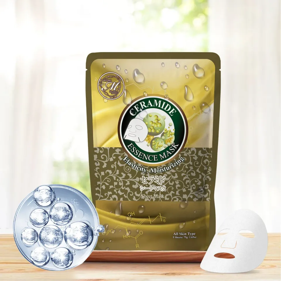 Mitomo Natural Ceramide masque tissu barrière hydratation
