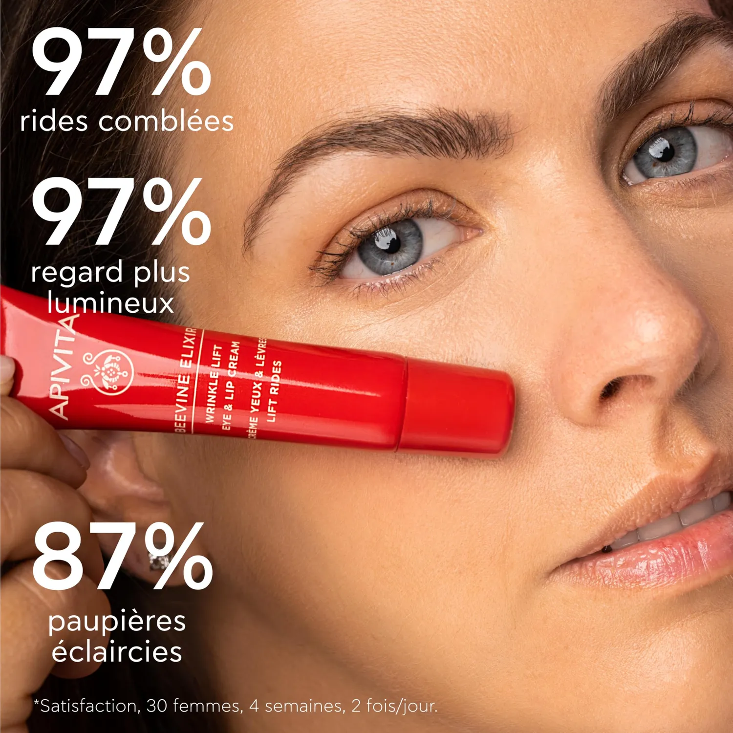 Apivita Beevine Elixir Crème yeux et lèvres 15 ml lift