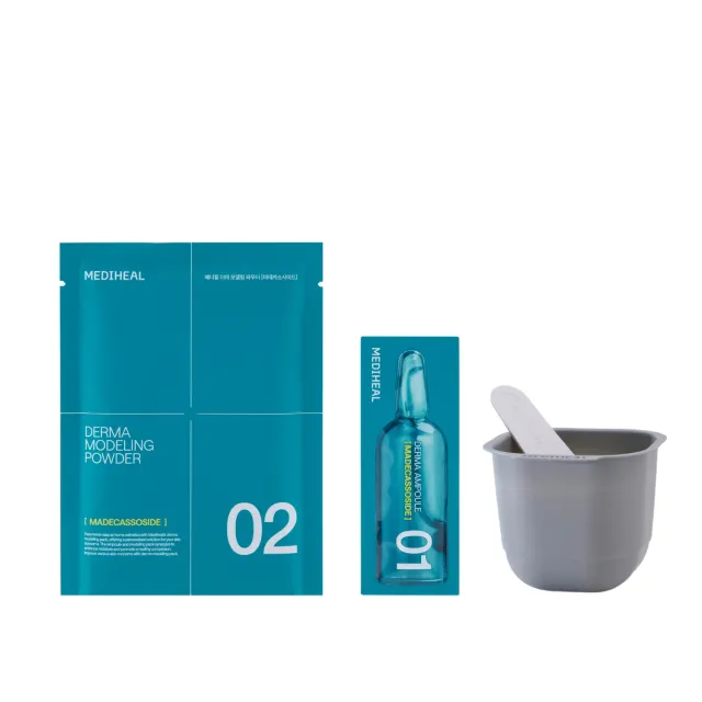 Mediheal Derma Modeling Pack Madecassoside masque apaisant kit