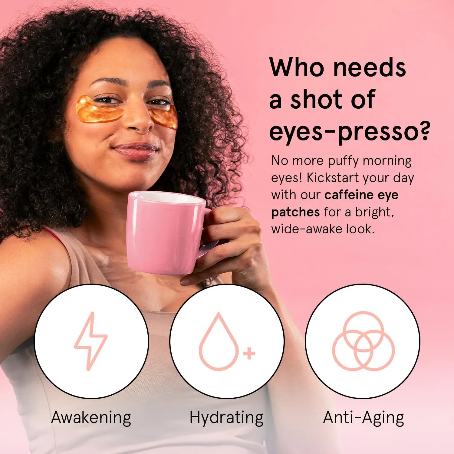 Grace & Stella Revitalizing Bronze patchs yeux 24 paires caféine
