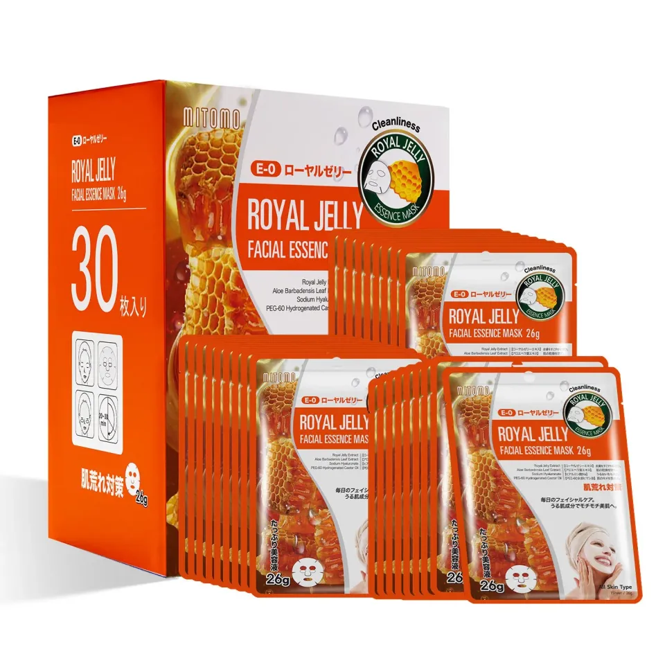 Mitomo MT Gelee Royale MTSS00512-E-0 masque 30 pcs eclat