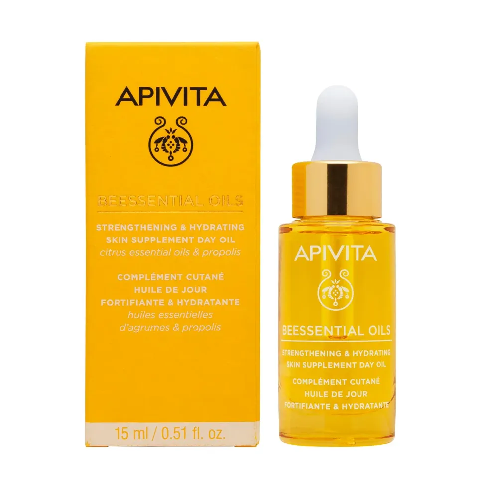 Apivita Beessential Oils huile visage jour 15ml fortifiante