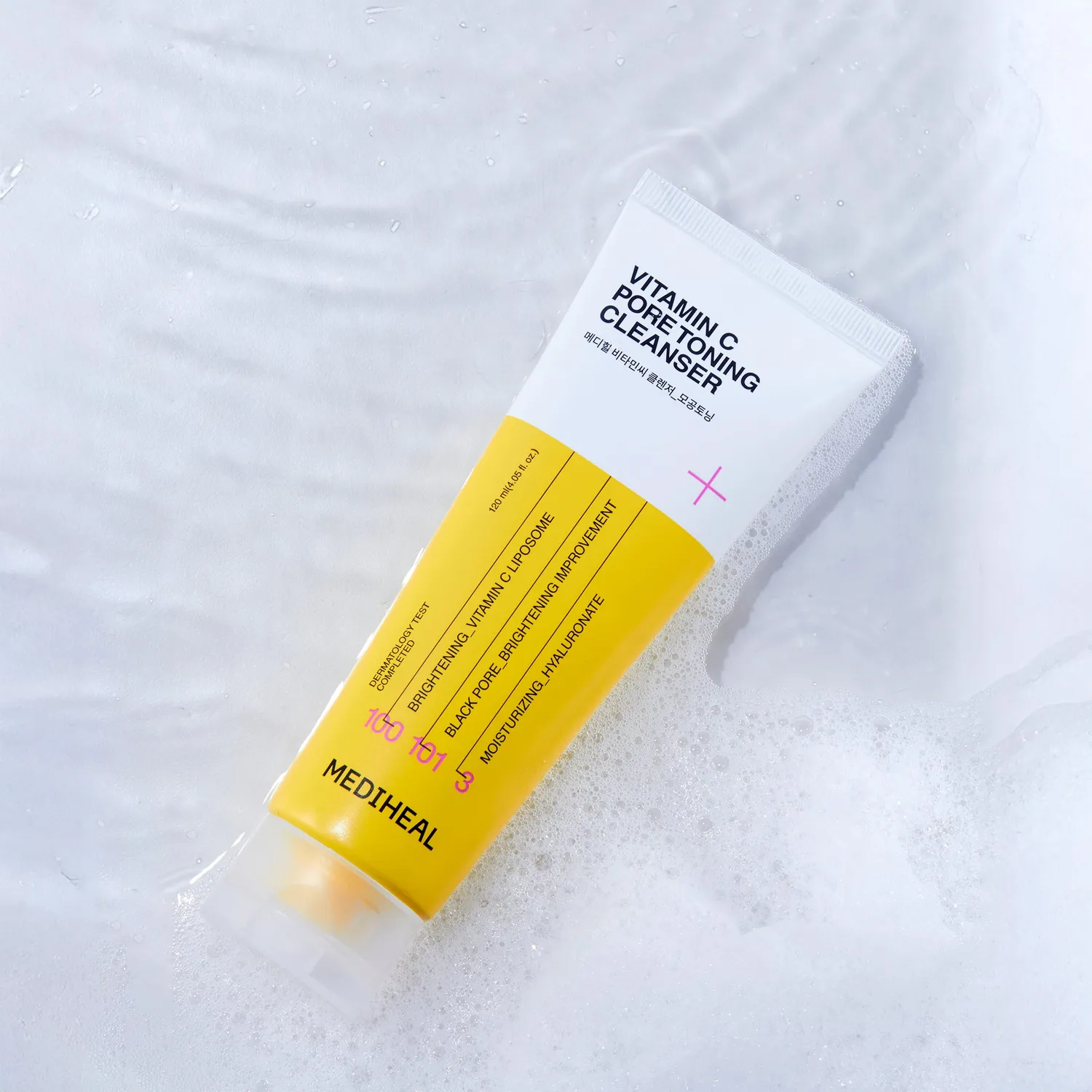 Mediheal Vitamin C Pore Toning nettoyant visage 120 ml éclat