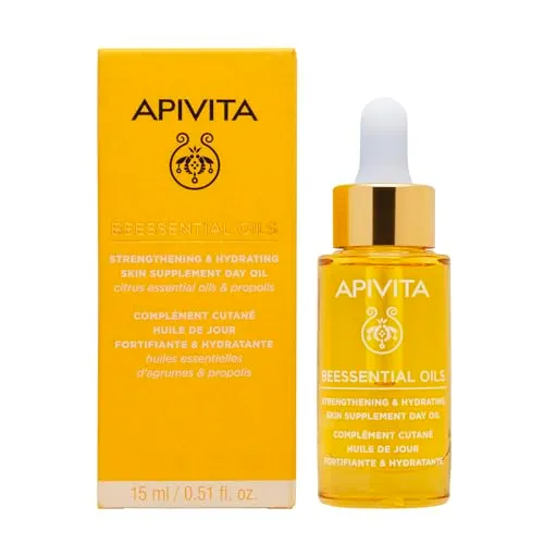 Apivita Beessential Oils huile visage jour 15ml fortifiante
