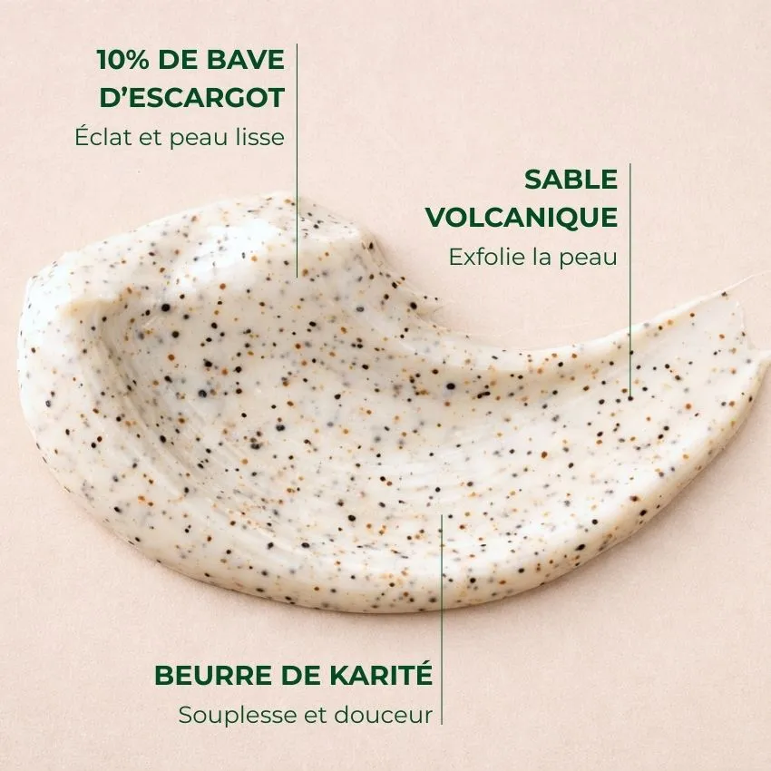Royer Duo Gommage + Baume Corps Coffret Bave d'Escargot + Pieds