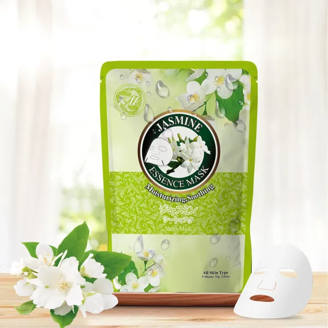 Mitomo Natural Jasmin masque visage 5x apaisant