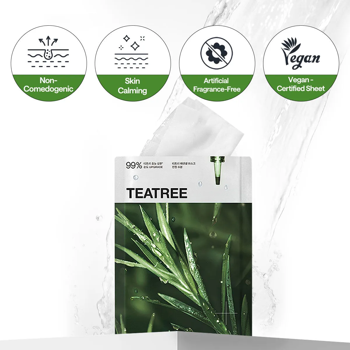 Mediheal Teatree Essential Mask masque visage apaisant tea tree