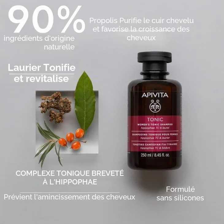 Apivita Tonic shampooing anti-chute femme 250 ml