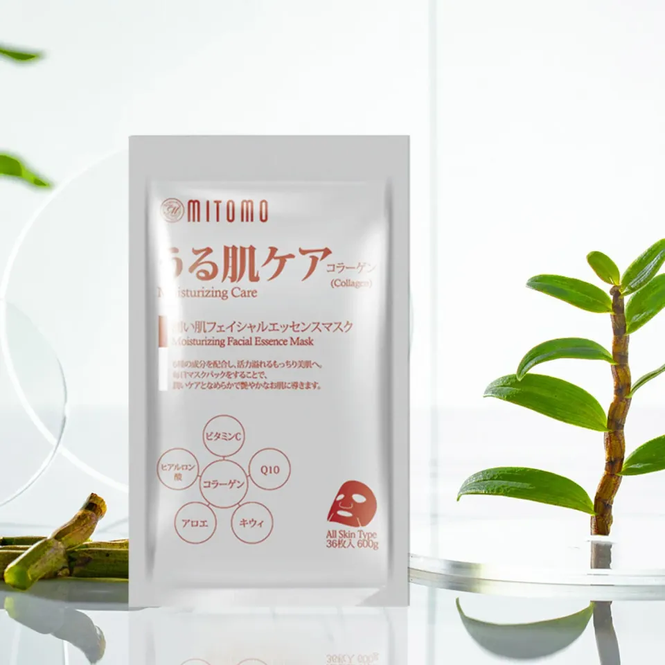 Mitomo Collagen MTSA00101-E masque visage 36 pièces hydratant