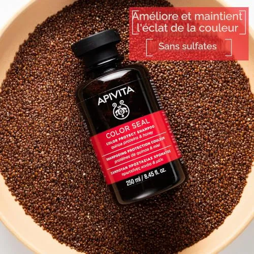 Apivita Shampooing Color Protect miel cheveux colorés