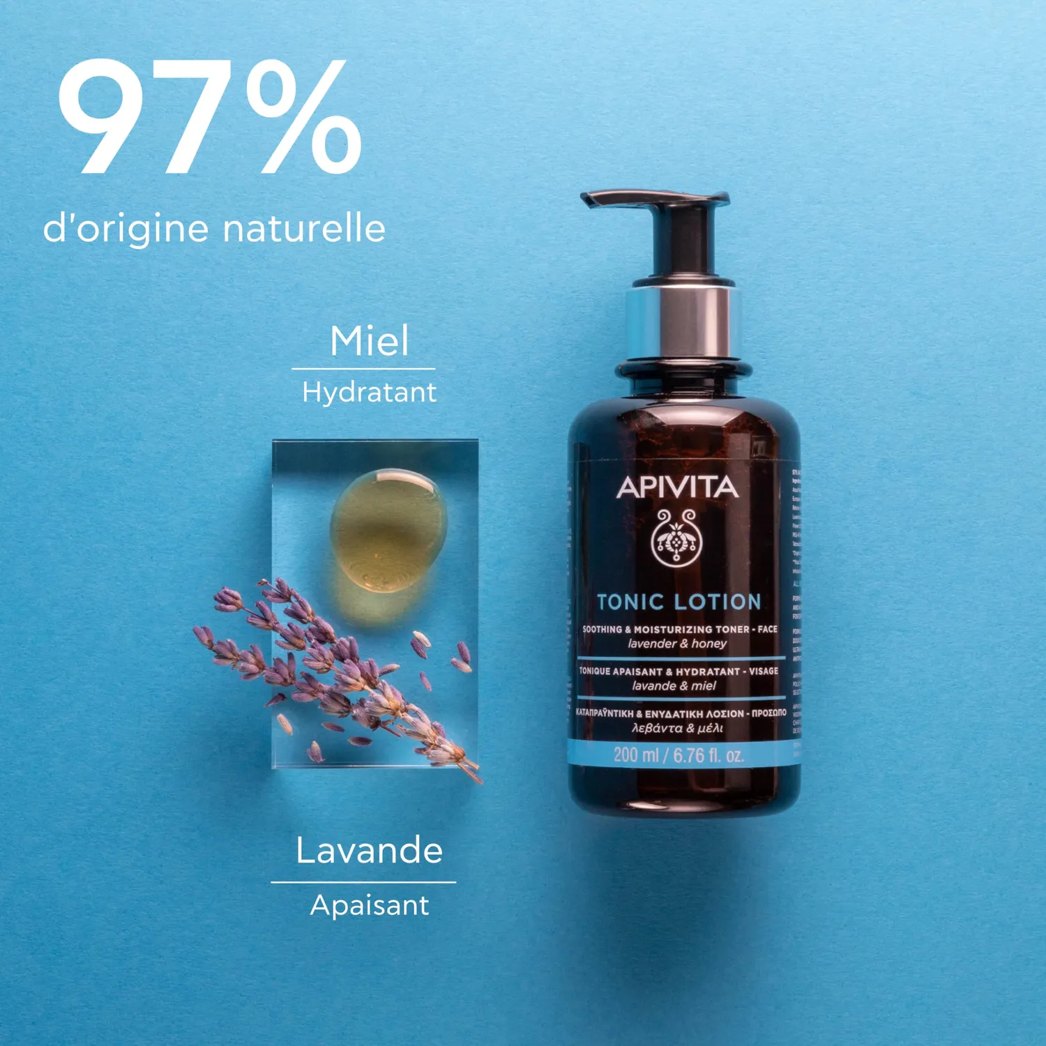Apivita Tonic Lotion lotion tonique 200ml apaisante