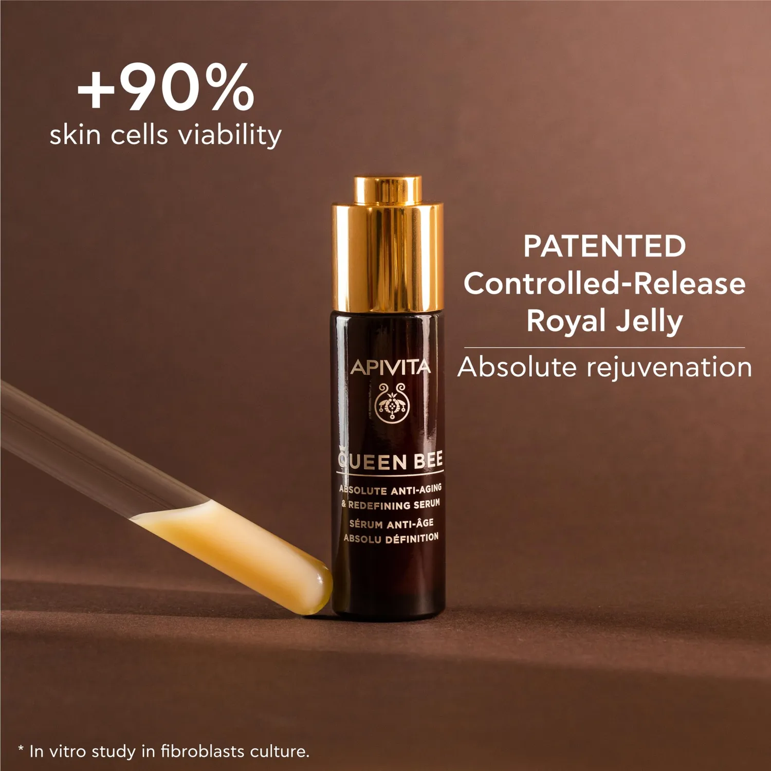 Apivita Queen Bee Sérum Visage 30 ml Repulpant