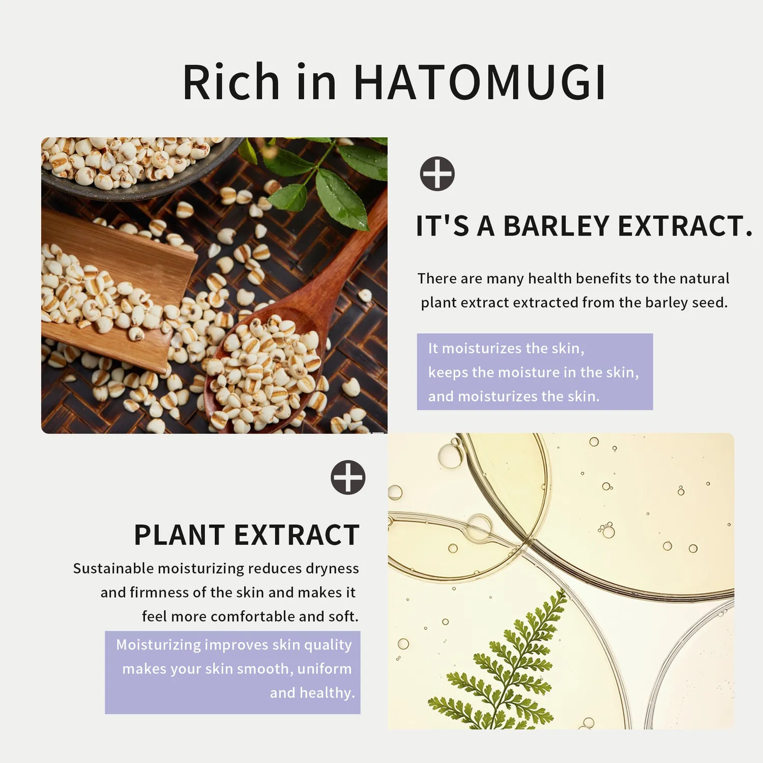 Mitomo Hatomugi masque visage et cou 7 pièces éclat