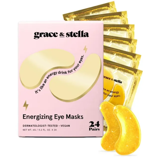 Grace & Stella Energizing Gold patch yeux 24 paires éclat