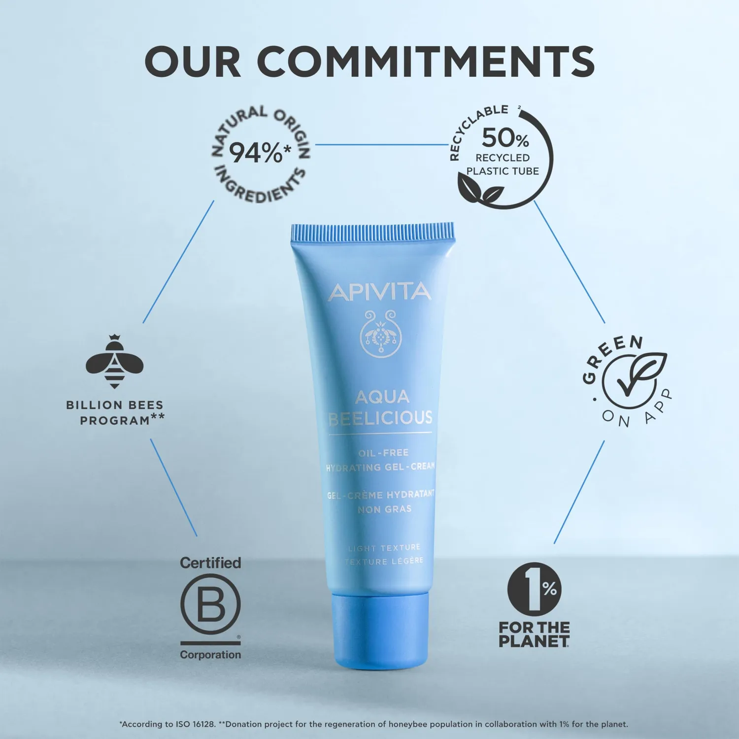 Apivita Aqua Beelicious gel-crème visage 40 ml matifiante