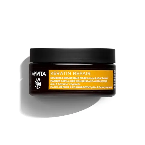 Apivita Keratin Repair masque cheveux secs 200ml miel