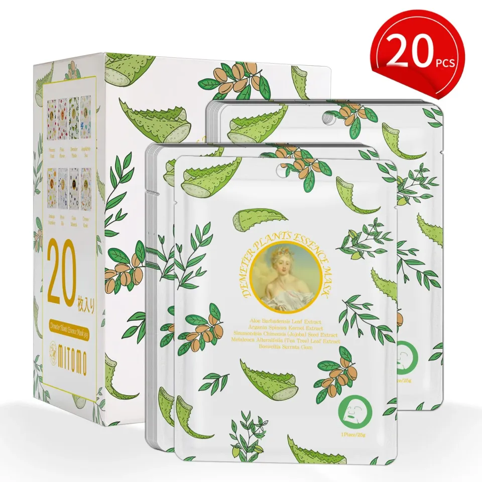 Mitomo Goddess 303 masque tissu rose romarin 20x25g