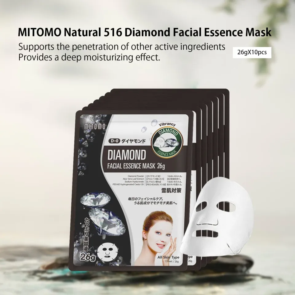 Mitomo Natural 516 Diamond masque visage éclat