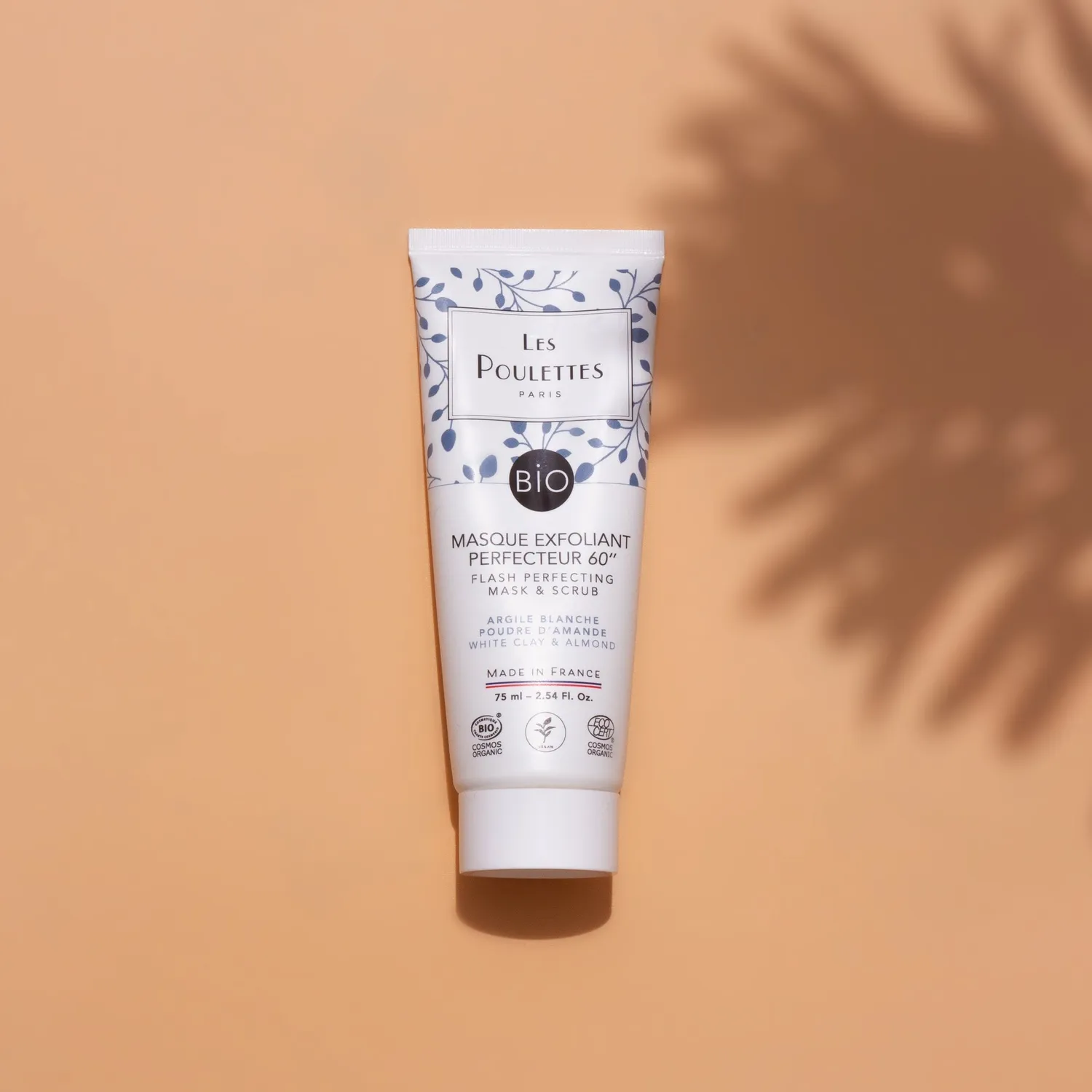 Les Poulettes Masque Exfoliant Perfecteur 60'' argile blanche