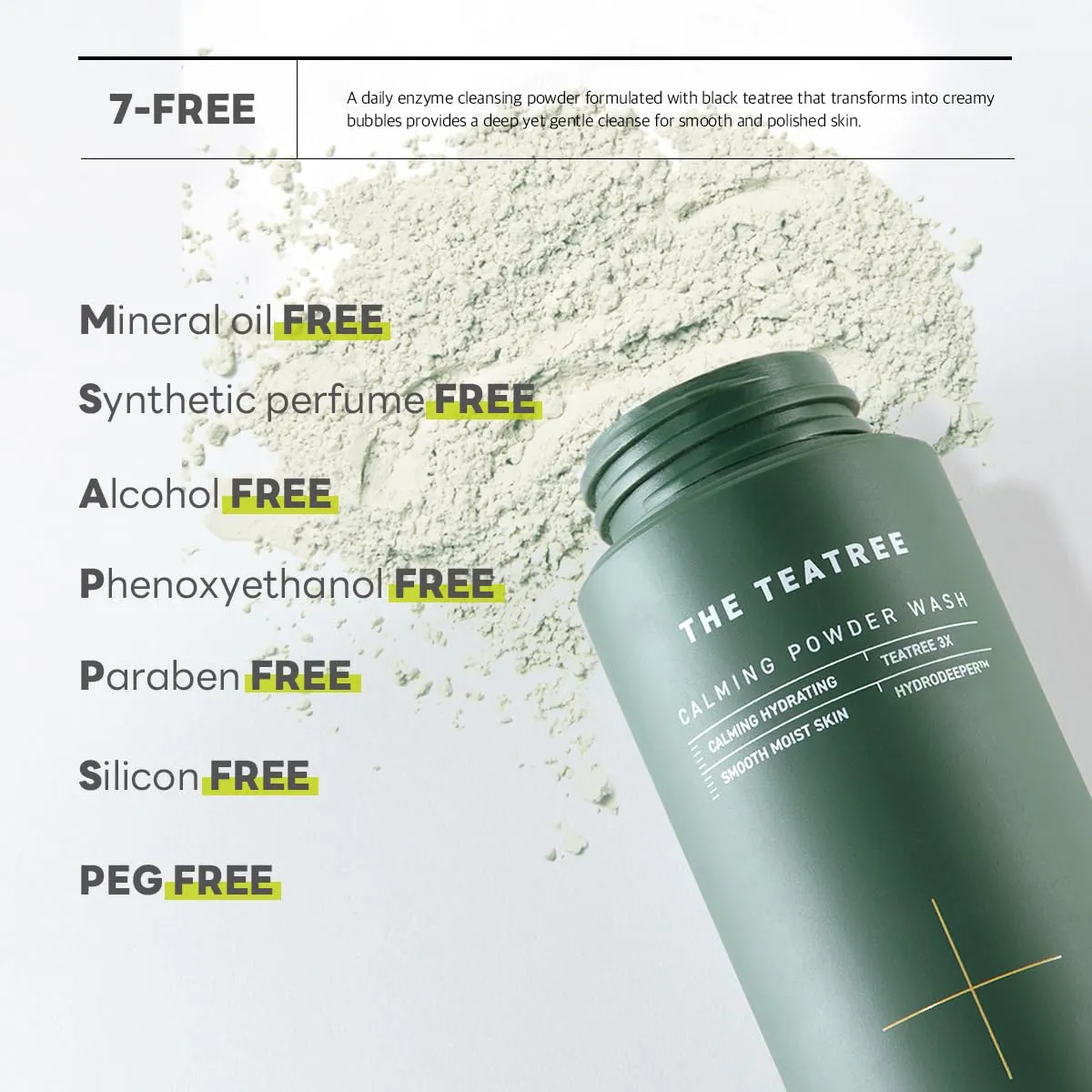 Mediheal Teatree poudre nettoyante tea tree anti-pores dilatés