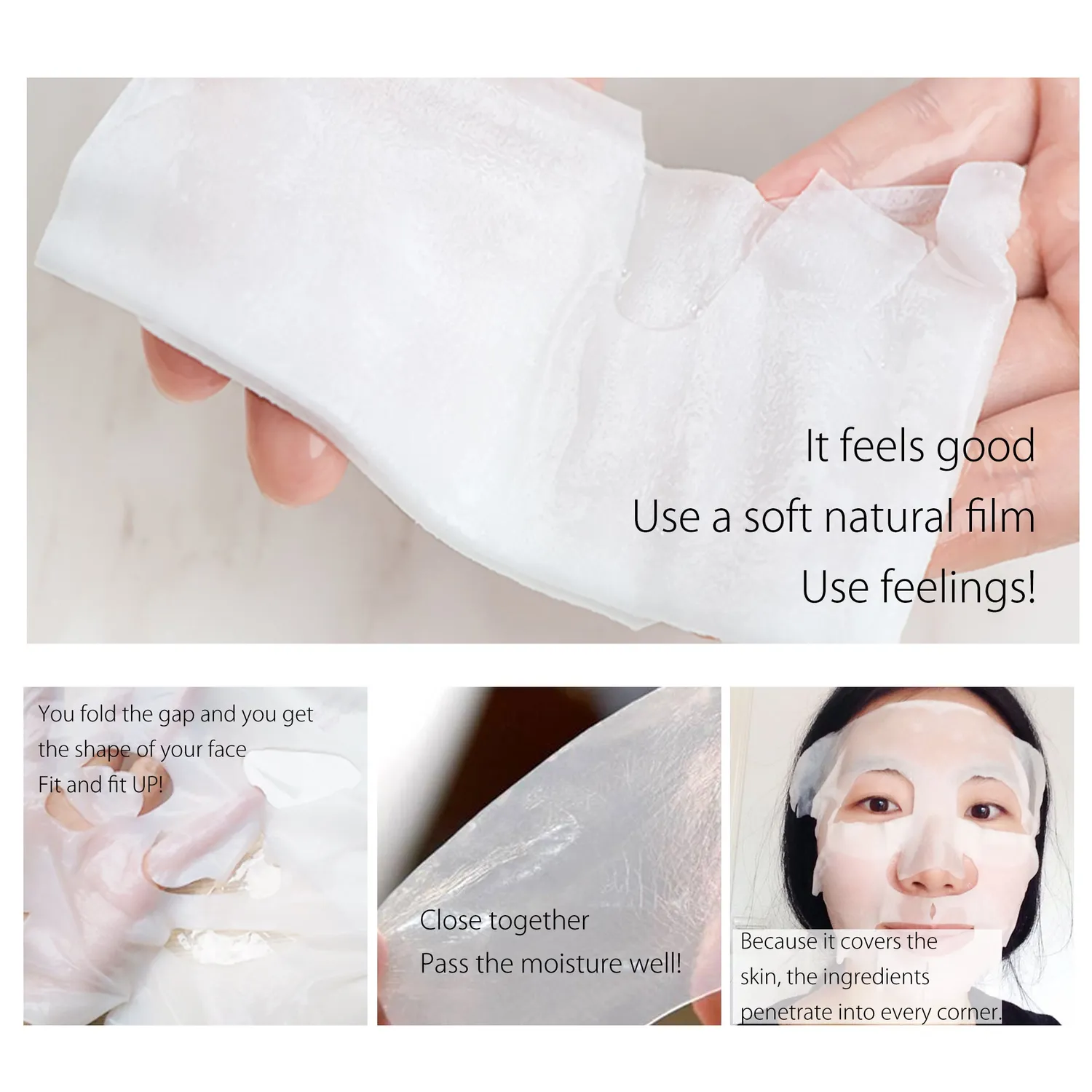 Mitomo Natural 516 Diamond masque visage 30 pcs éclat