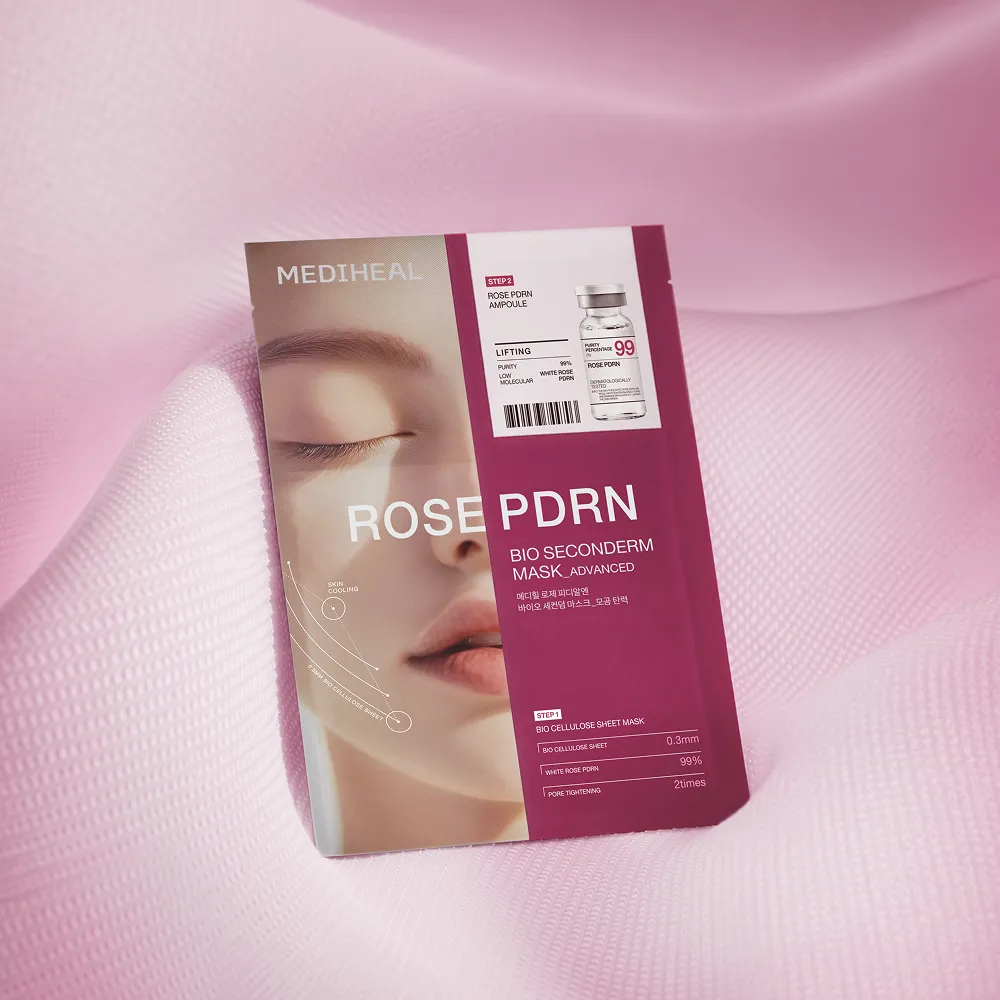 Mediheal Rose PDRN Bio Seconderm masque liftant x10