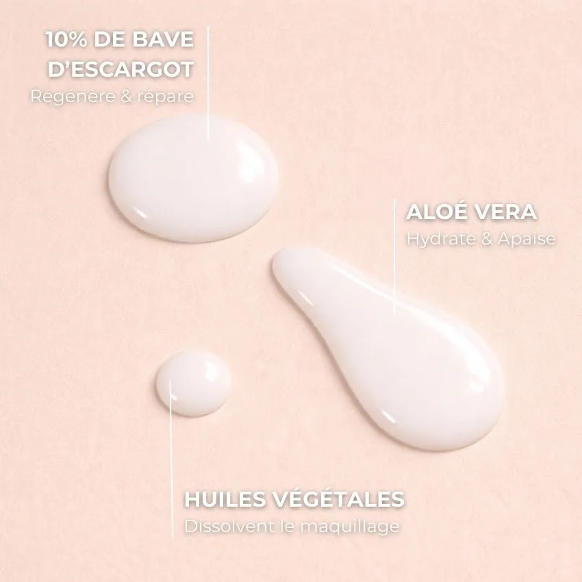 Royer Cosmétique lait démaquillant visage bave d'escargot 10%