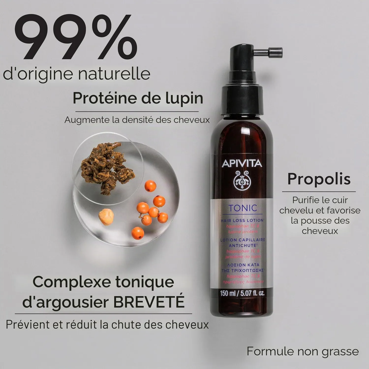 Apivita Tonic Anti-Chute lotion capillaire 150ml ortie
