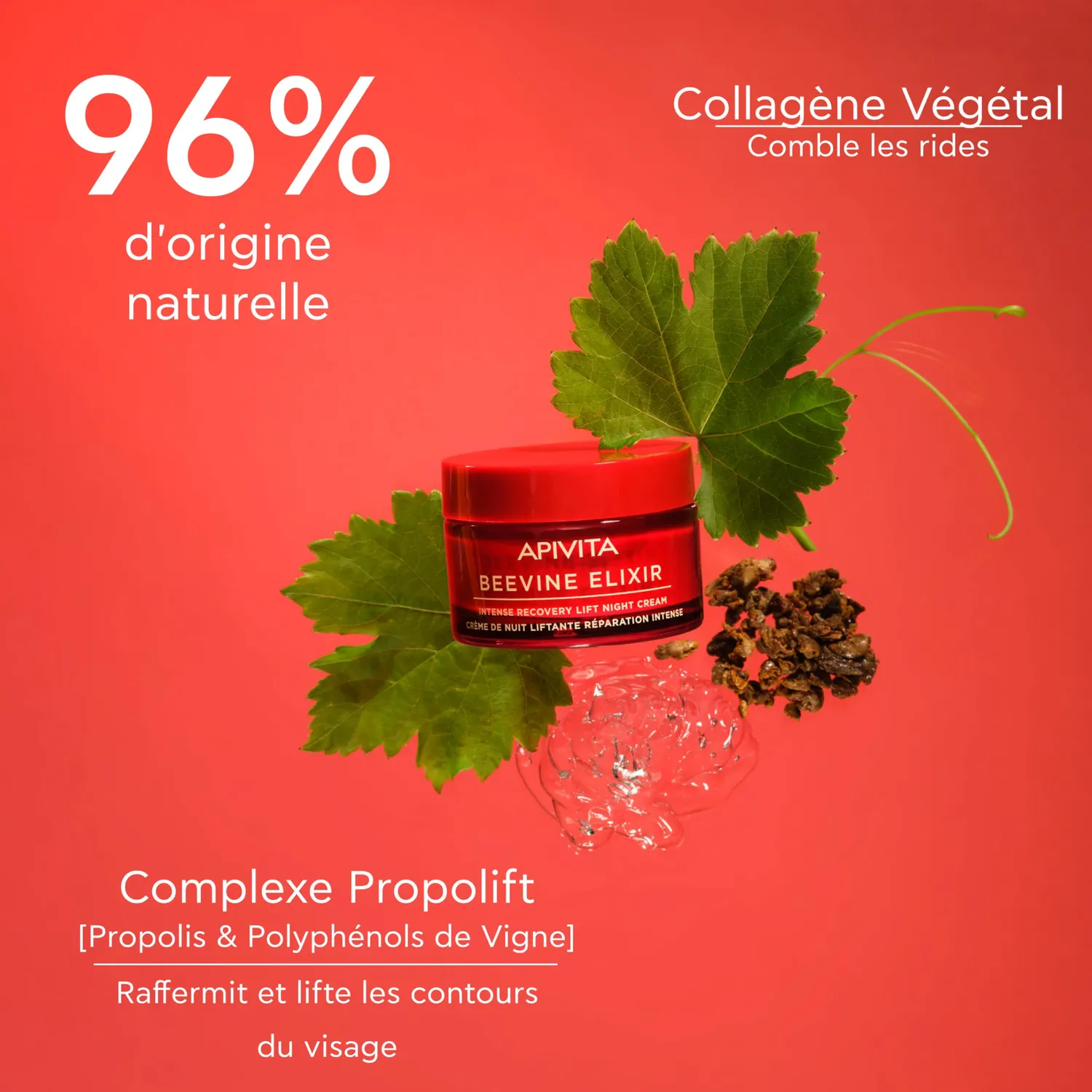 Apivita Beevine Elixir crème nuit 50ml rides liftante