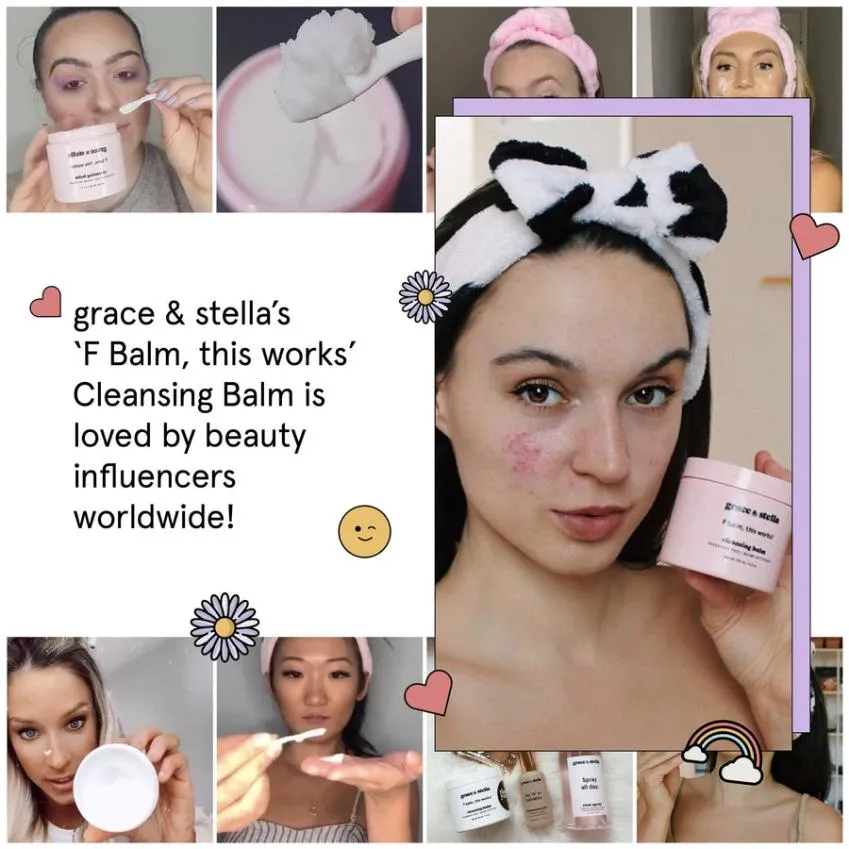 Grace & Stella Cleansing baume démaquillant doux