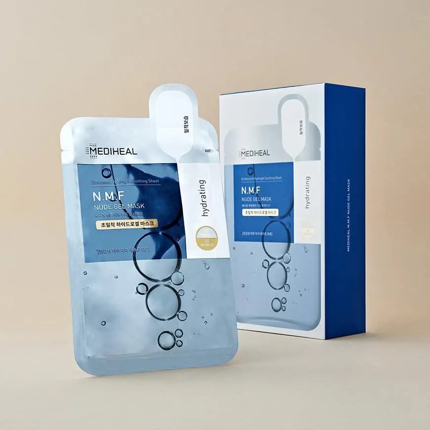 Mediheal N.M.F Nude Gel Mask masque visage 10 pièces hydratant