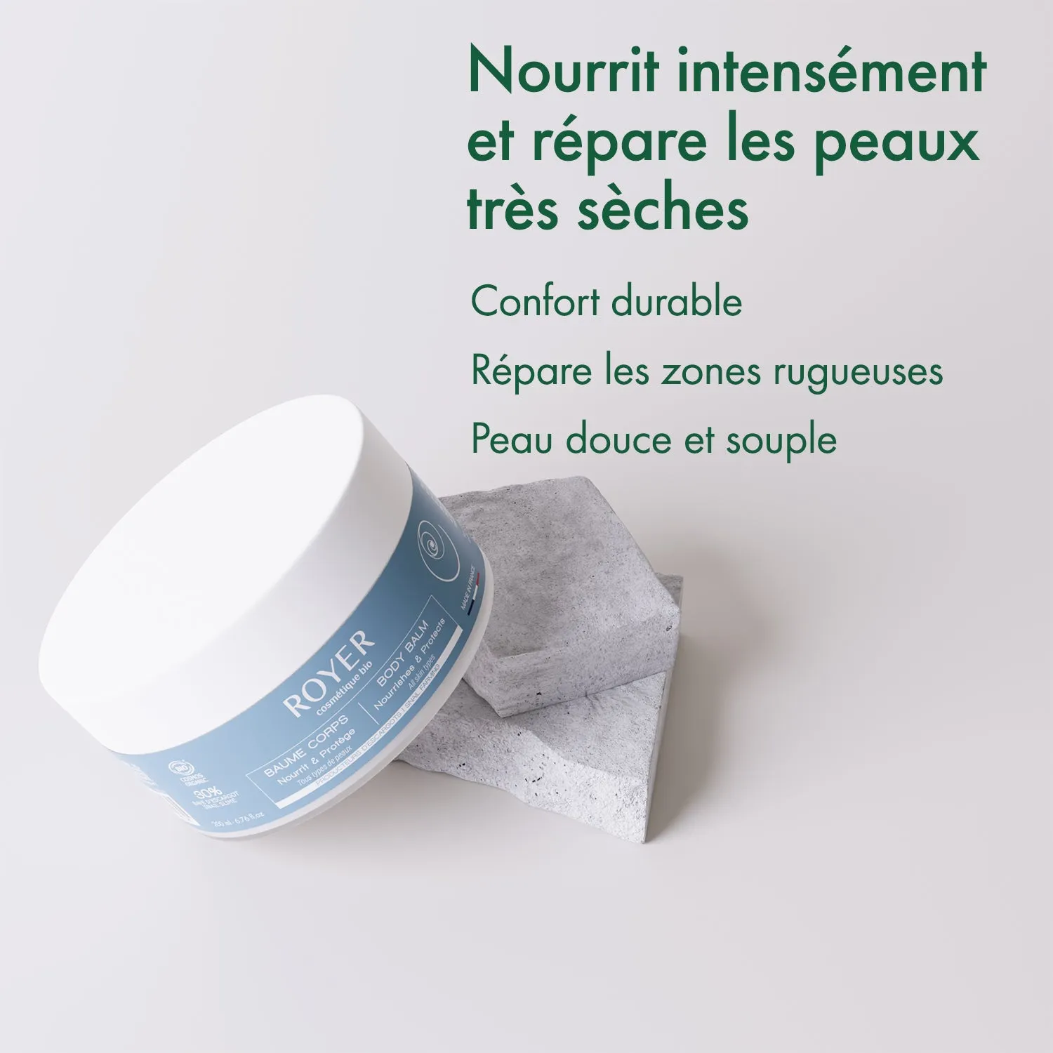 Royer Duo Gommage + Baume Corps Coffret Bave d'Escargot + Pieds