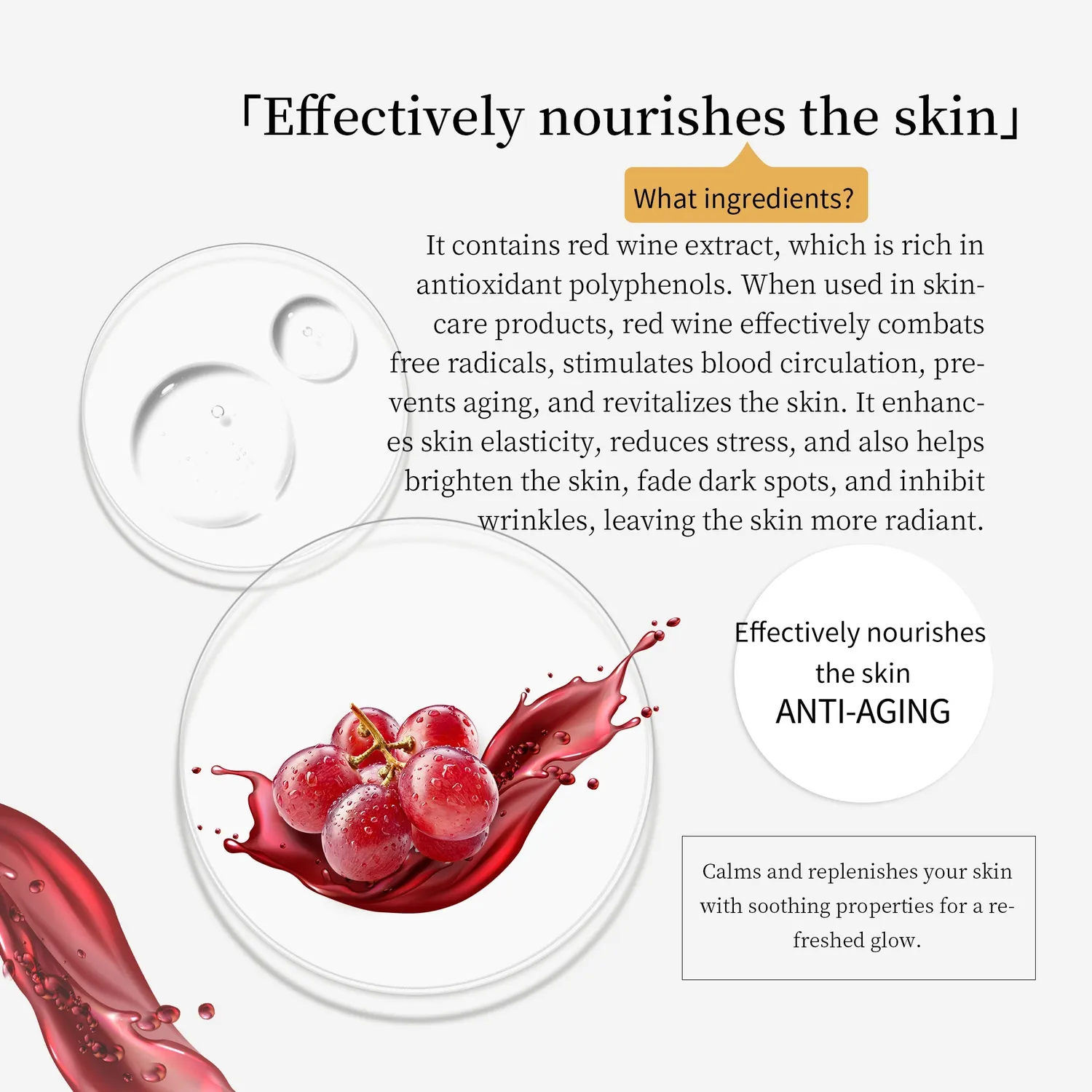 Mitomo Natural 512 Wine MTSS00512 masque visage 20x26g vin