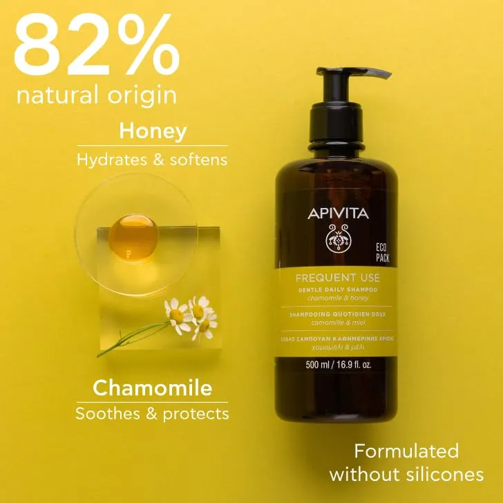 Apivita Frequent Use shampooing doux quotidien 500ml camomille