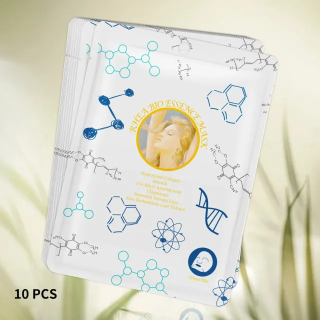 Mitomo Rhea 303 masque visage 10 pièces éclat perle