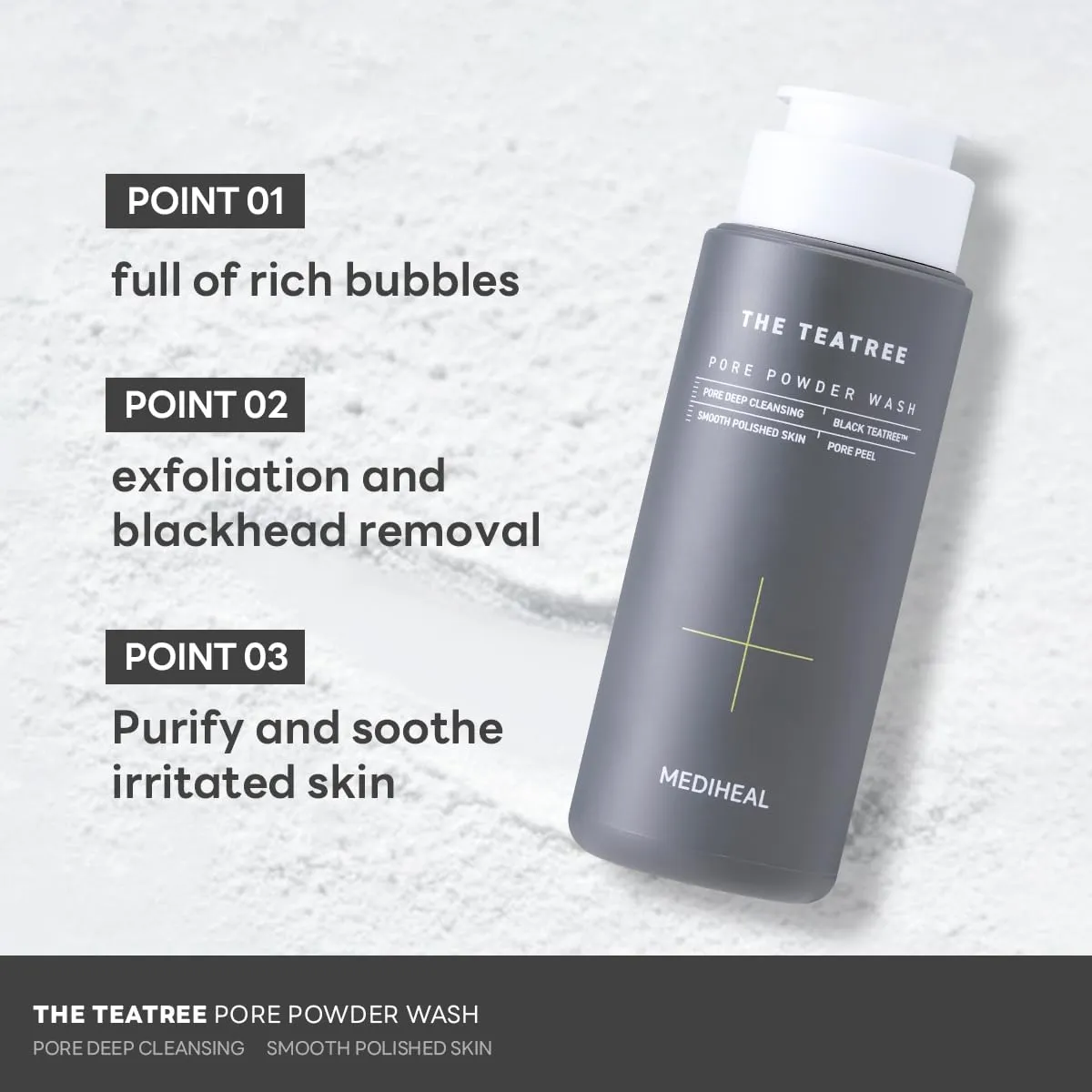 Mediheal The Teatree Pore Powder Wash poudre  pores