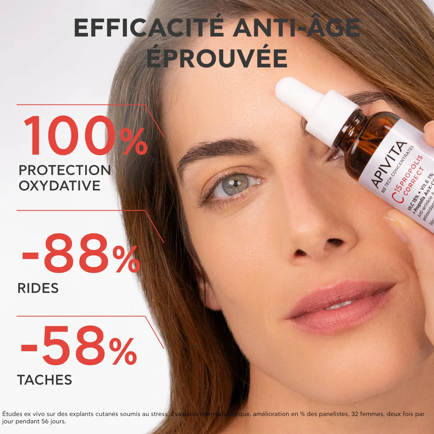 Apivita C15 Propolis Correct sérum visage 30 ml anti-rides