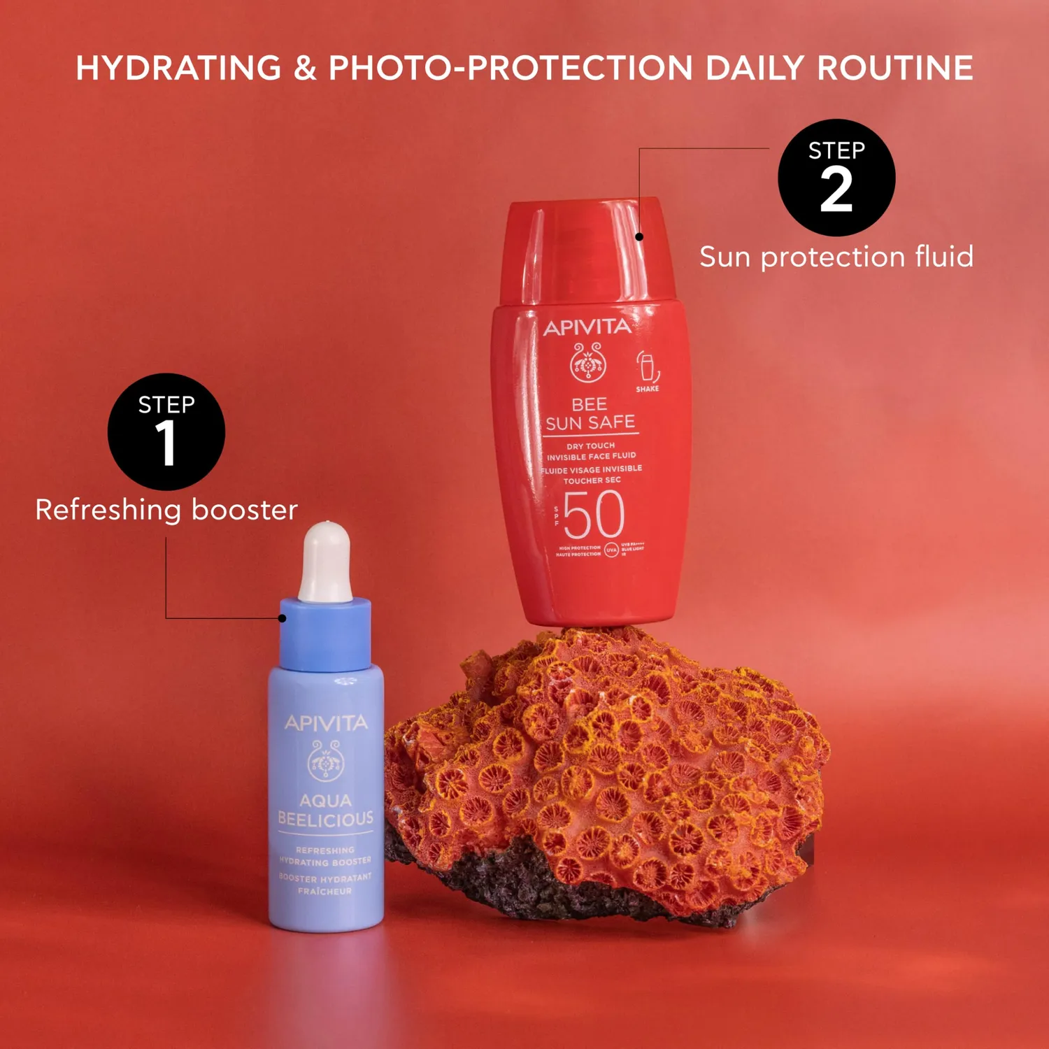 Apivita Bee Sun Safe Fluide Visage SPF50 50 ml Sec