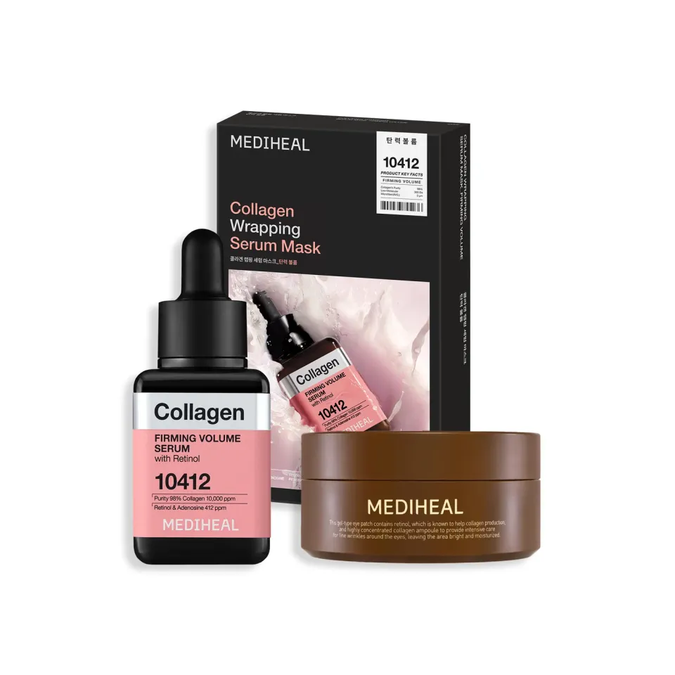 Mediheal Collagen Trio sérum + masque + patchs yeux lift