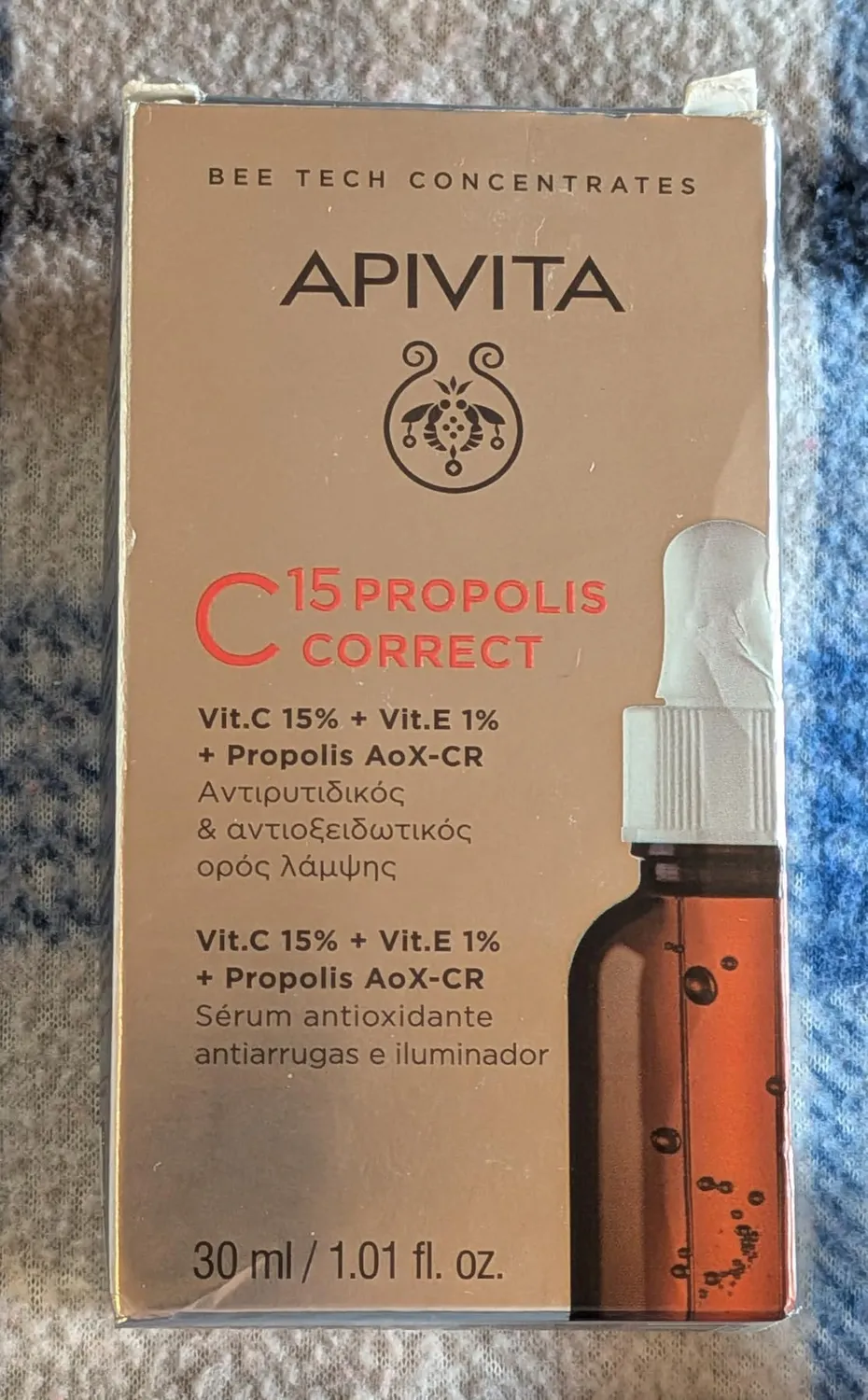 Apivita C15 Propolis Correct sérum visage 30 ml anti-rides