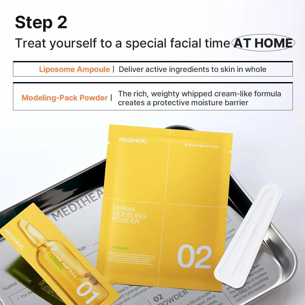 Mediheal Derma Modeling Pack Vitamin masque éclat 1 soin vitamine