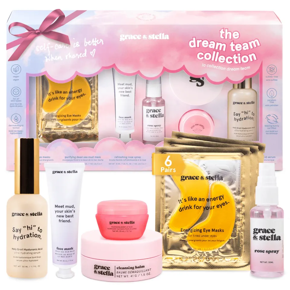 Grace & Stella Dream Team coffret soin 6 pièces éclat