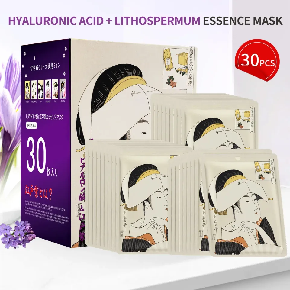 Mitomo Hyaluronic Lithospermum JPSS00602 masque 30 pièces
